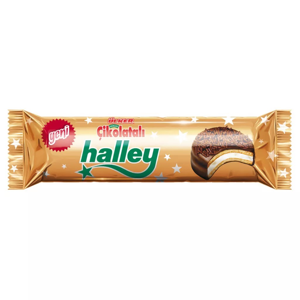 Ülker Halley Atıştırmalık Bisküvi - 24 Adet