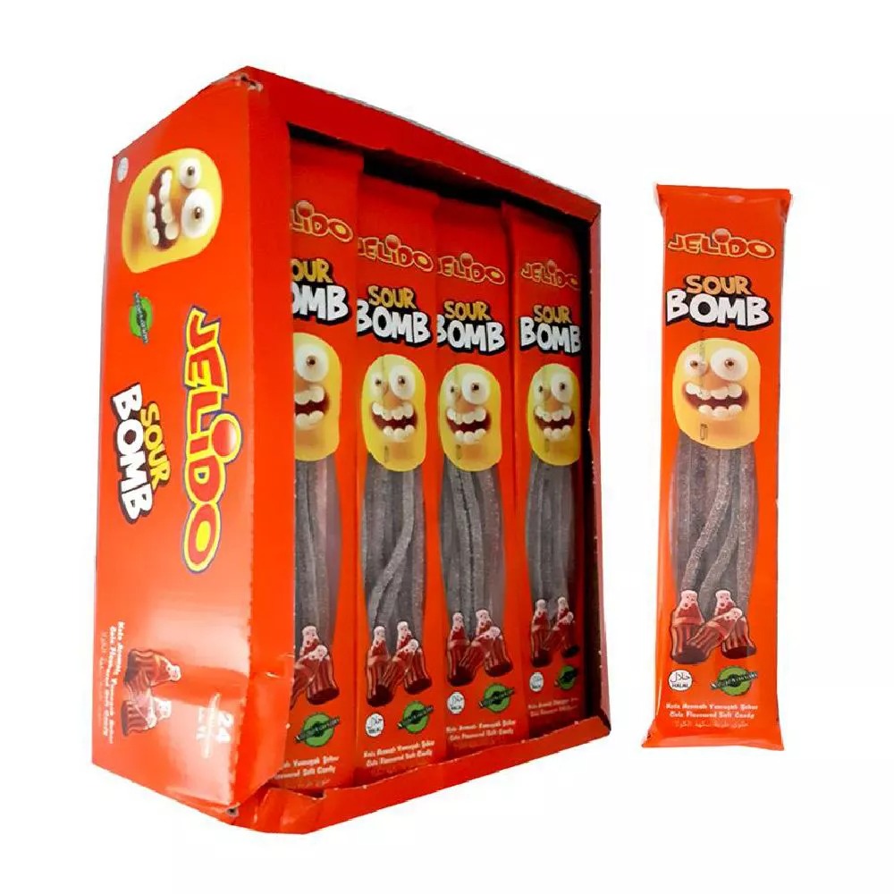Kervan Jelido Sour Bomb Kolalı - 24 Adet