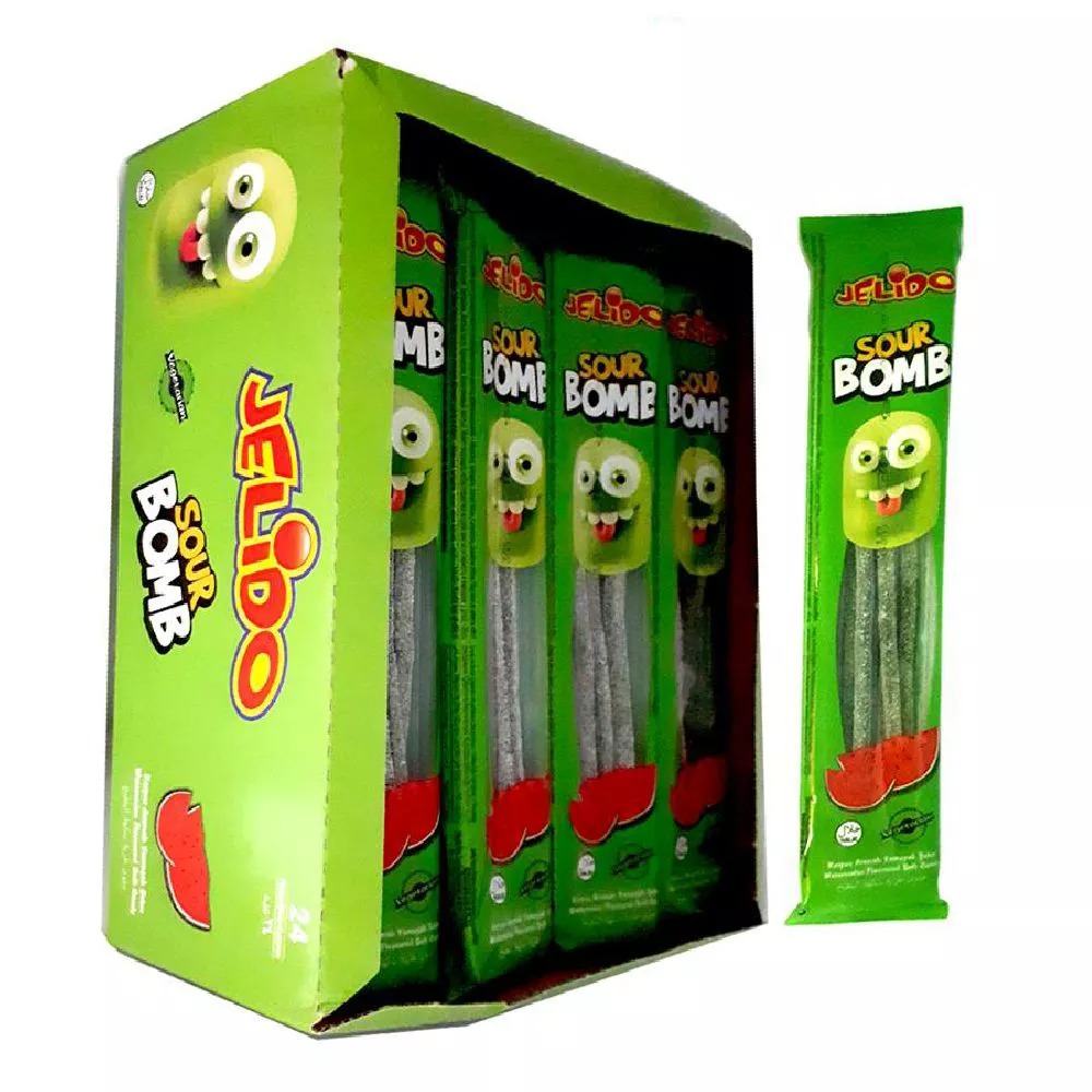 Kervan Jelido Sour Bomb Karpuzlu - 24 Adet