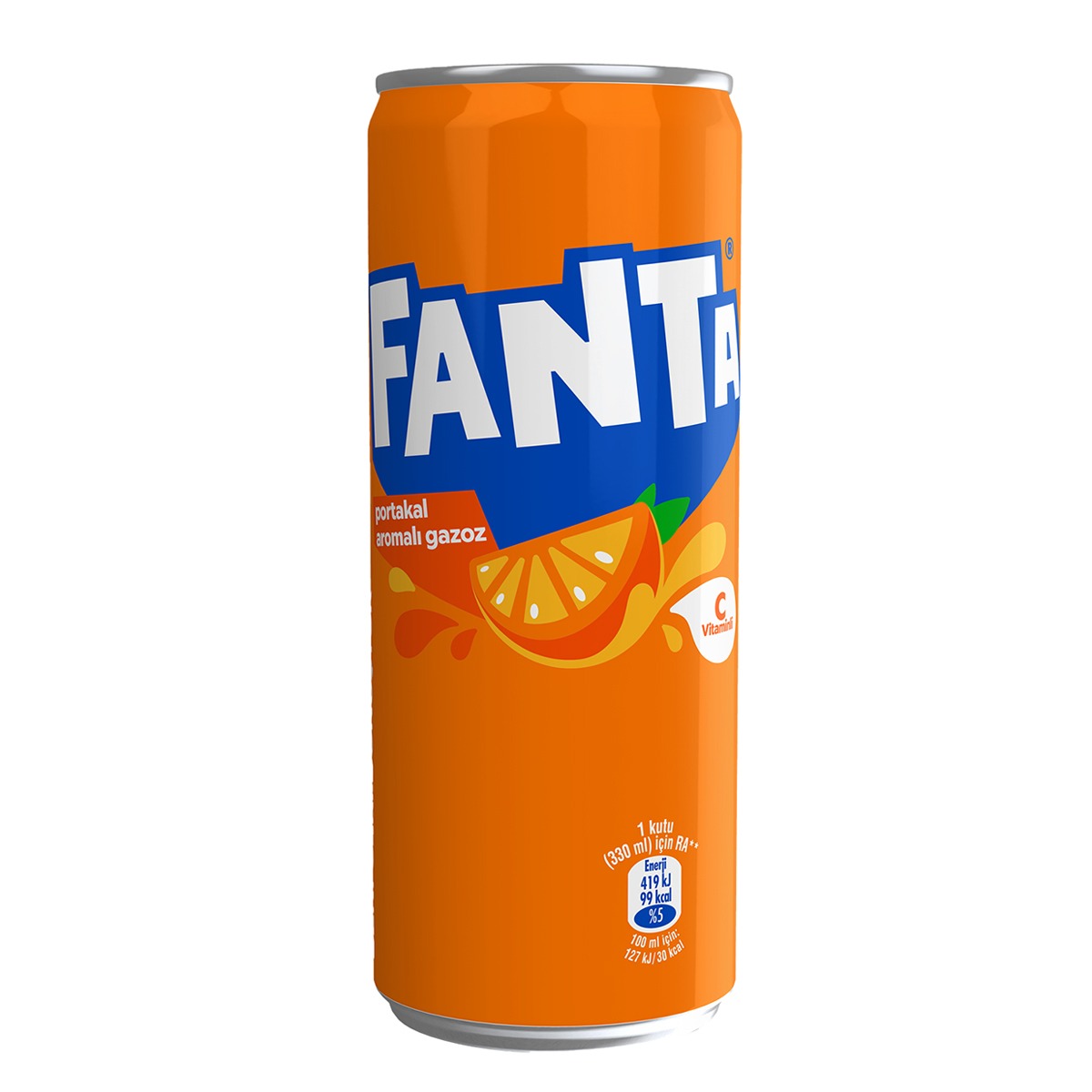 Fanta 330 ML Teneke - 24 Adet