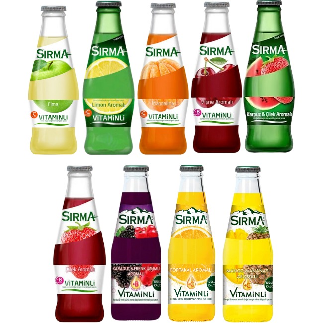 Sırma Meyveli Soda 200 ML - 24 Adet