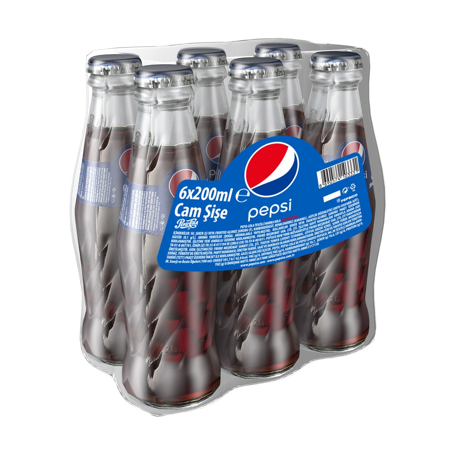 Pepsi Fuji Cam Şişe 200 ML - 24 Adet