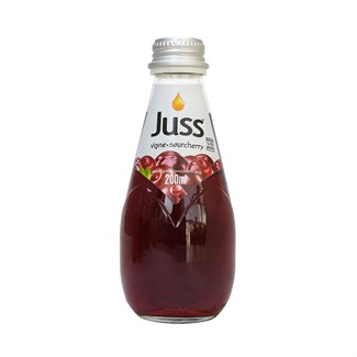 Juss Cam Meyve Suyu Vişne 200 ML- 24 Adet