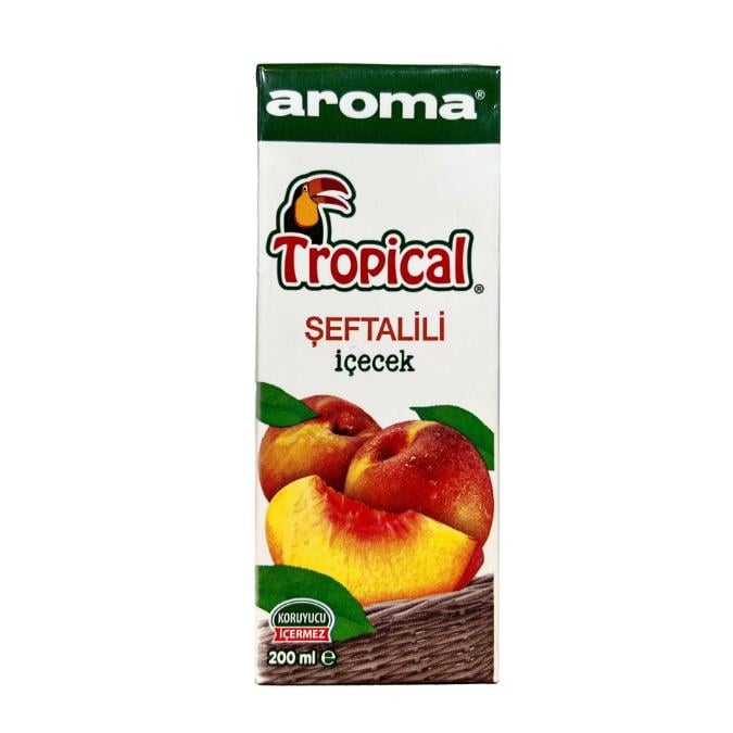 Aroma Tropikal Meyve Suyu Şeftali 200 ML - 27 Adet