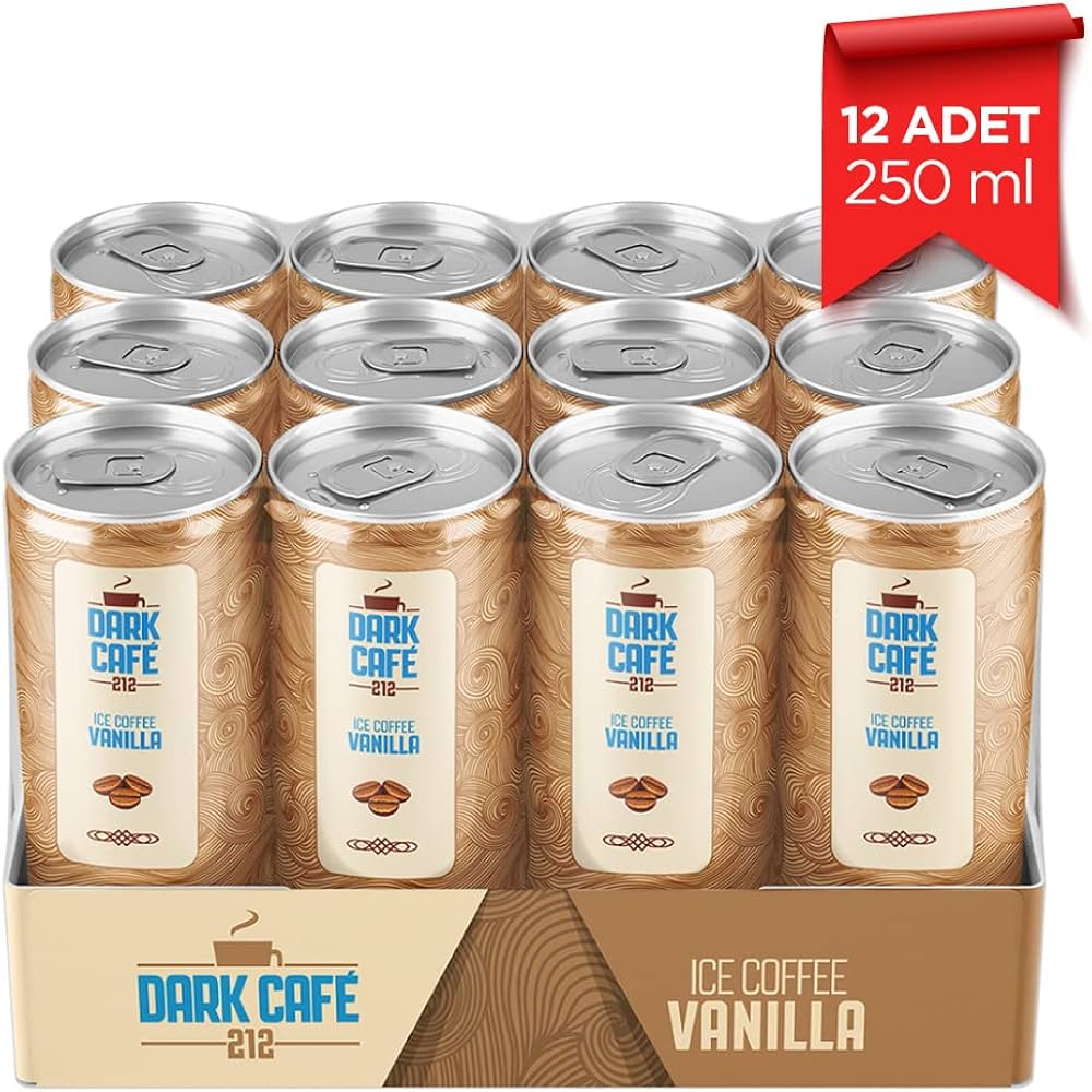 Dark Soğuk Kahve Vanilla 250 ML - 12 Adet