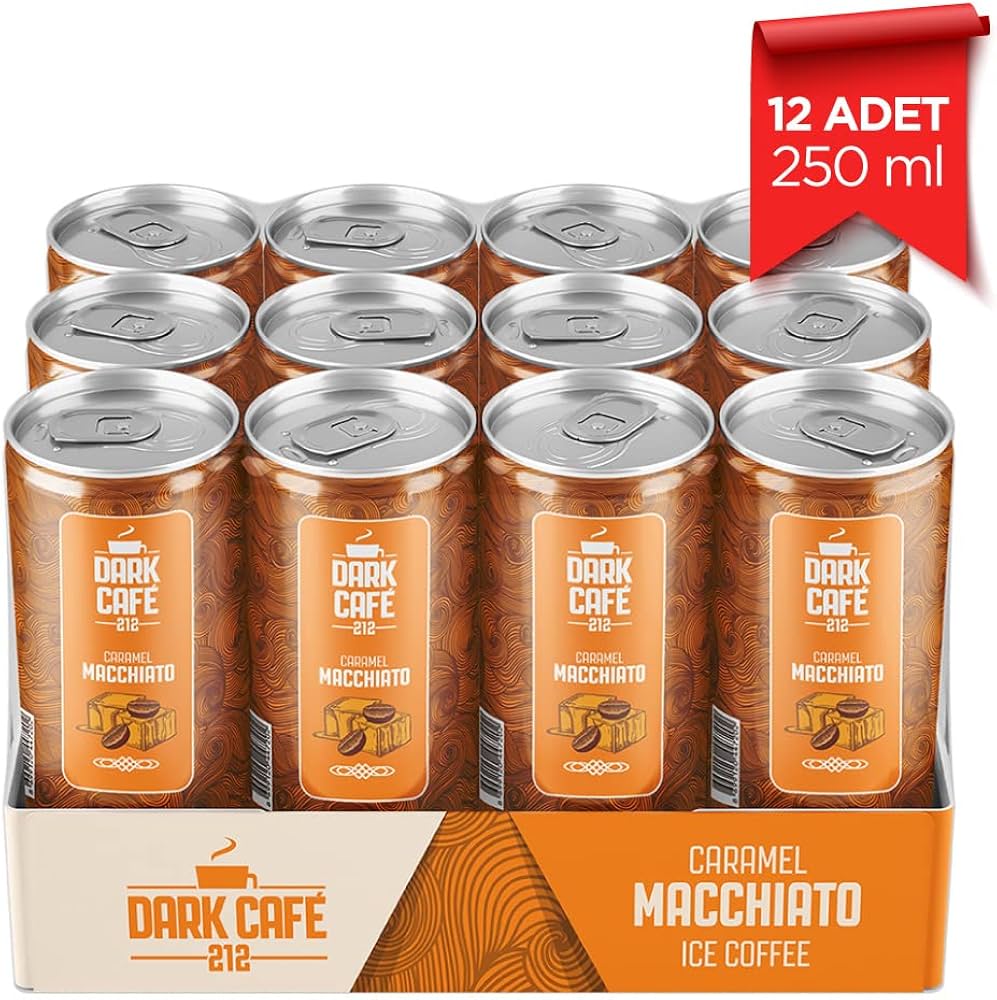 Dark Soğuk Kahve Macchiato 250 ML - 12 Adet