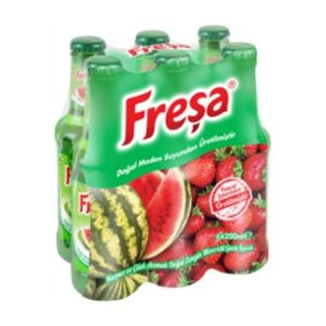 Freşa Meyveli Soda Karpuz Çilek 200 ML - 24 Adet